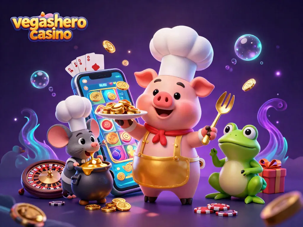 Experience the excitement of vegashero casino with vibrant slot games and dynamic characters.